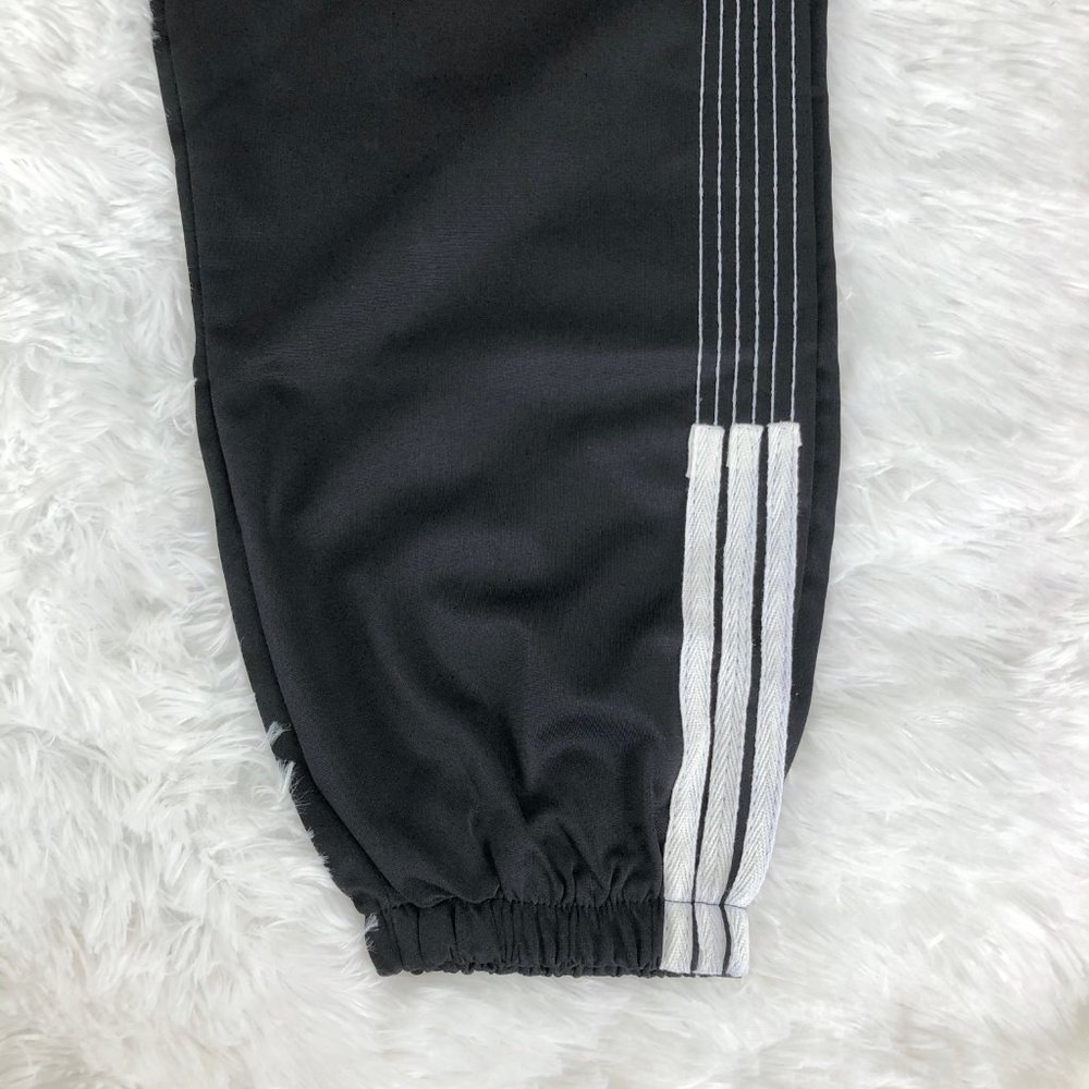 Black & White Sporty Mid-Rise Joggers Pants L/XL - Picture 5 of 13